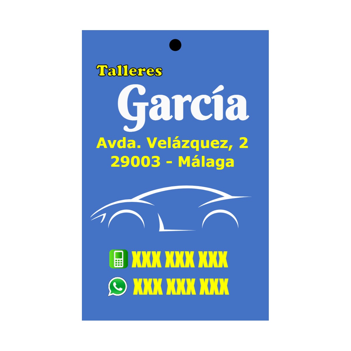 Etiquetas Mantenimiento Talleres